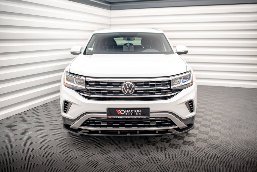 Prelungire splitter bara fata Volkswagen Atlas Cross Sport 2020- v1 - Maxton Design