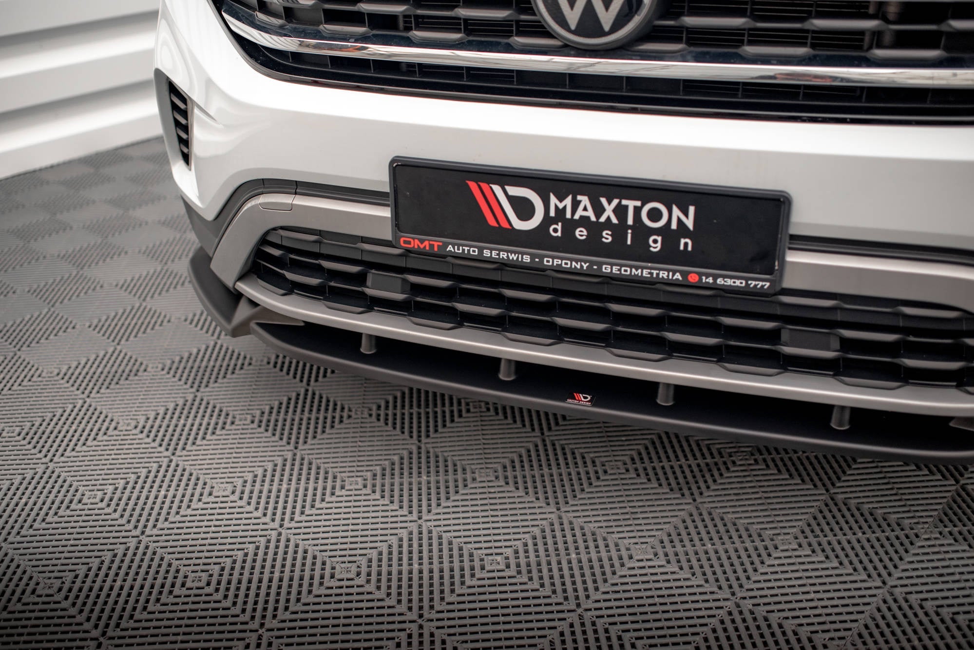Prelungire splitter bara fata Volkswagen Atlas Cross Sport 2020- v1 - Maxton Design