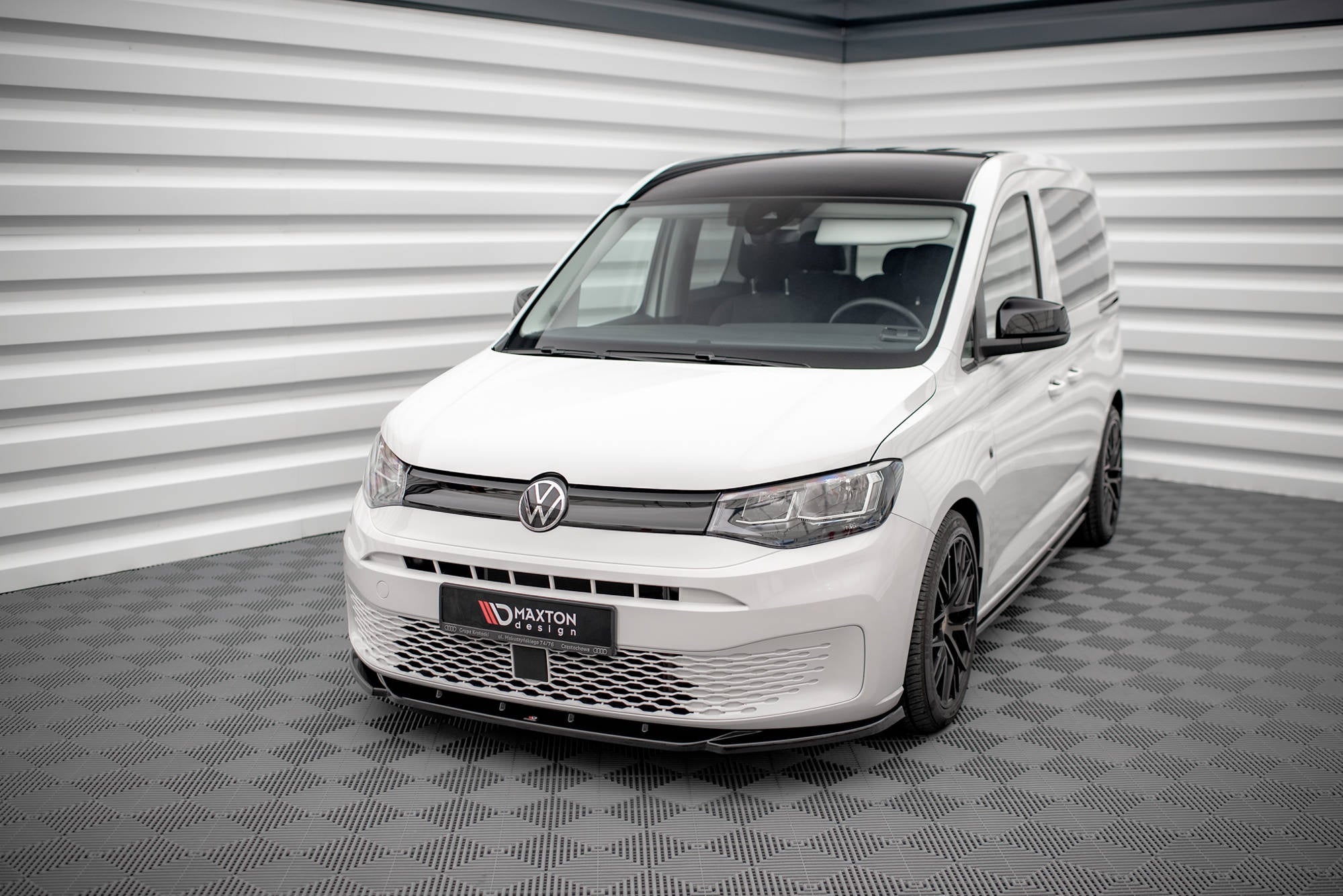 Prelungire splitter bara fata Volkswagen Caddy Mk5 2020- v1 - Maxton Design