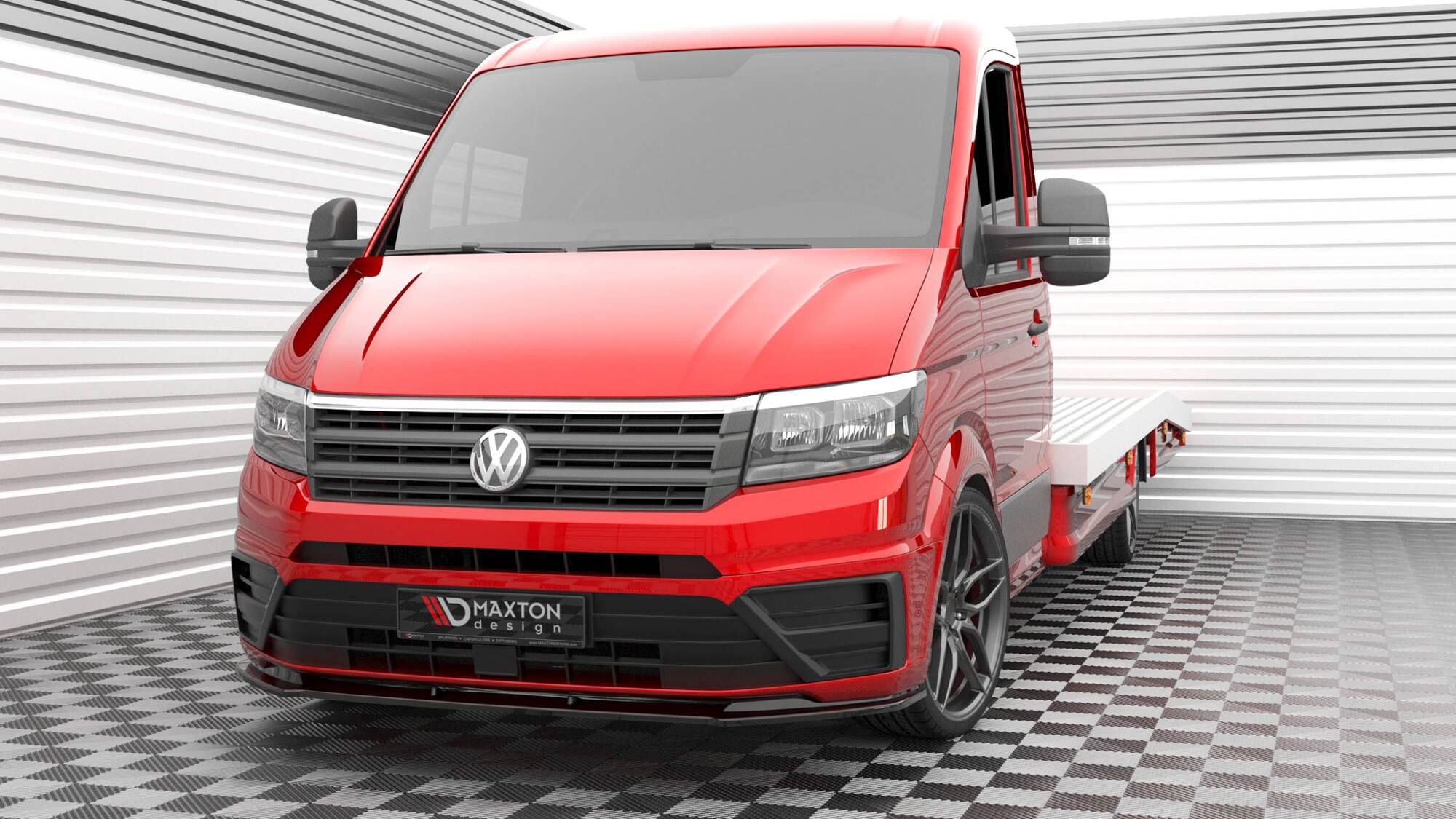 Prelungire splitter bara fata Volkswagen Crafter Mk2 2016- v1 - Maxton Design