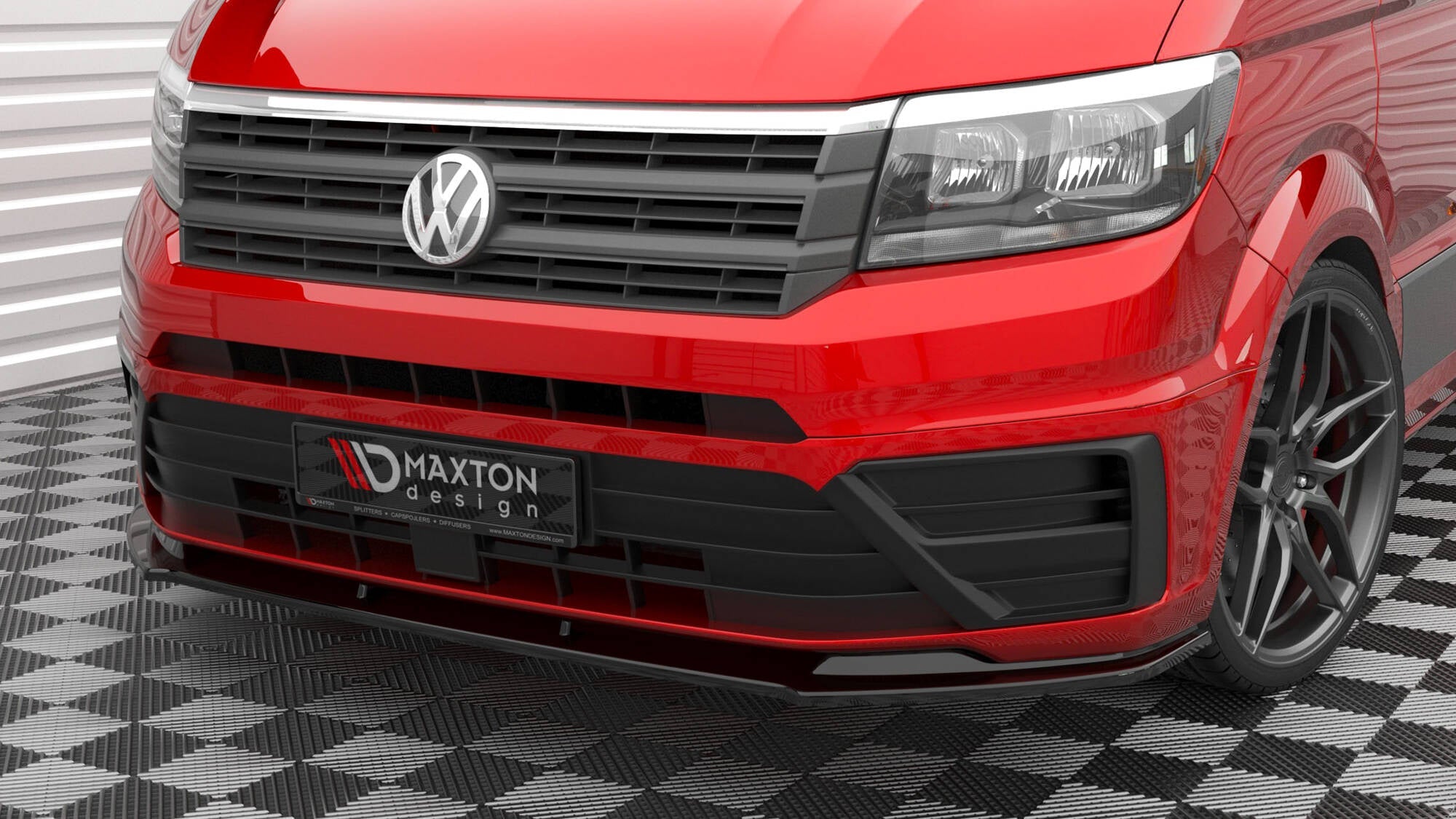 Prelungire splitter bara fata Volkswagen Crafter Mk2 2016- v1 - Maxton Design
