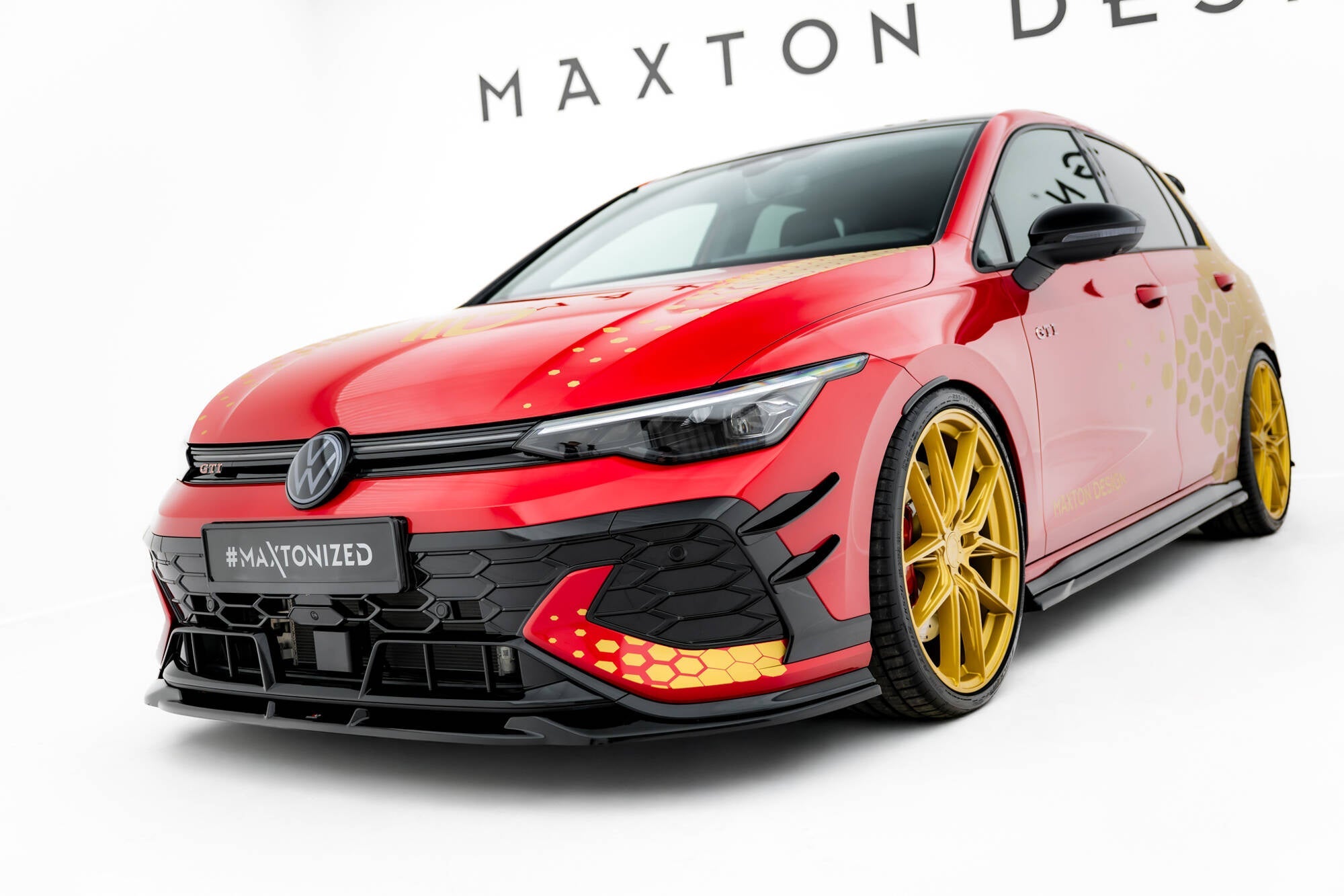 Prelungire splitter bara fata Volkswagen Golf GTI Clubsport Mk8 Facelift 2024- v40 - Maxton Design