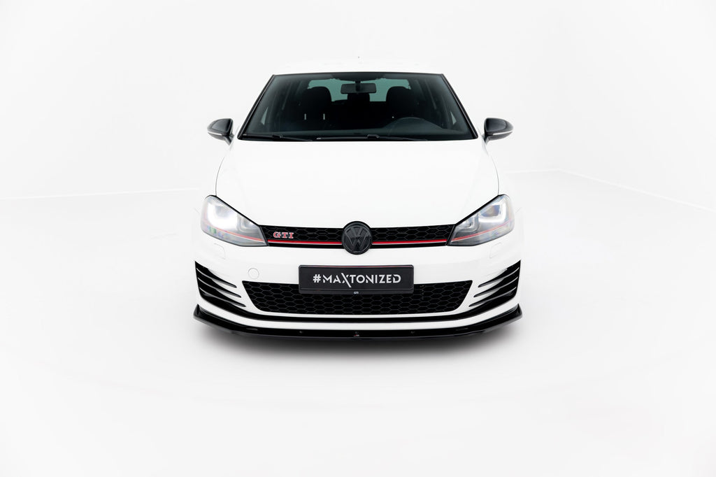 Prelungire splitter bara fata Volkswagen Golf 7 GTI 2012-2017 v4 - Maxton Design