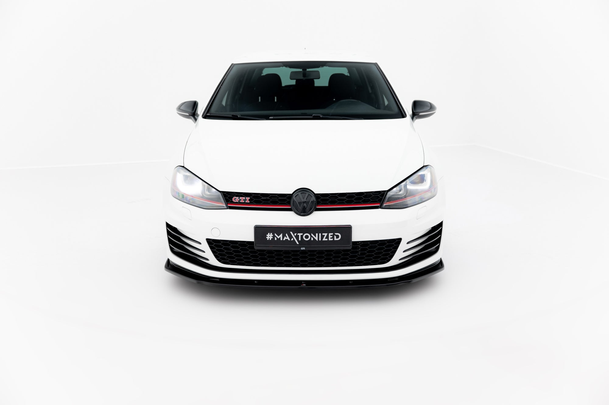 Prelungire splitter bara fata Volkswagen Golf 7 GTI 2012-2017 v4 - Maxton Design