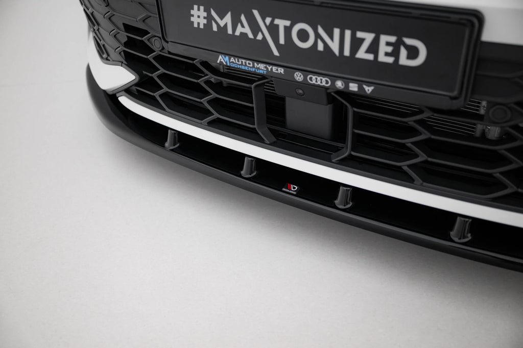 Prelungire splitter bara fata Volkswagen Golf GTI / GTE / R-Line Mk8 Facelift 2024- v32 - Maxton Design