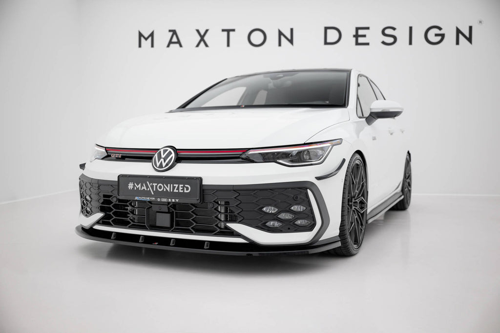 Prelungire splitter bara fata Volkswagen Golf GTI / GTE / R-Line Mk8 Facelift 2024- v32 - Maxton Design