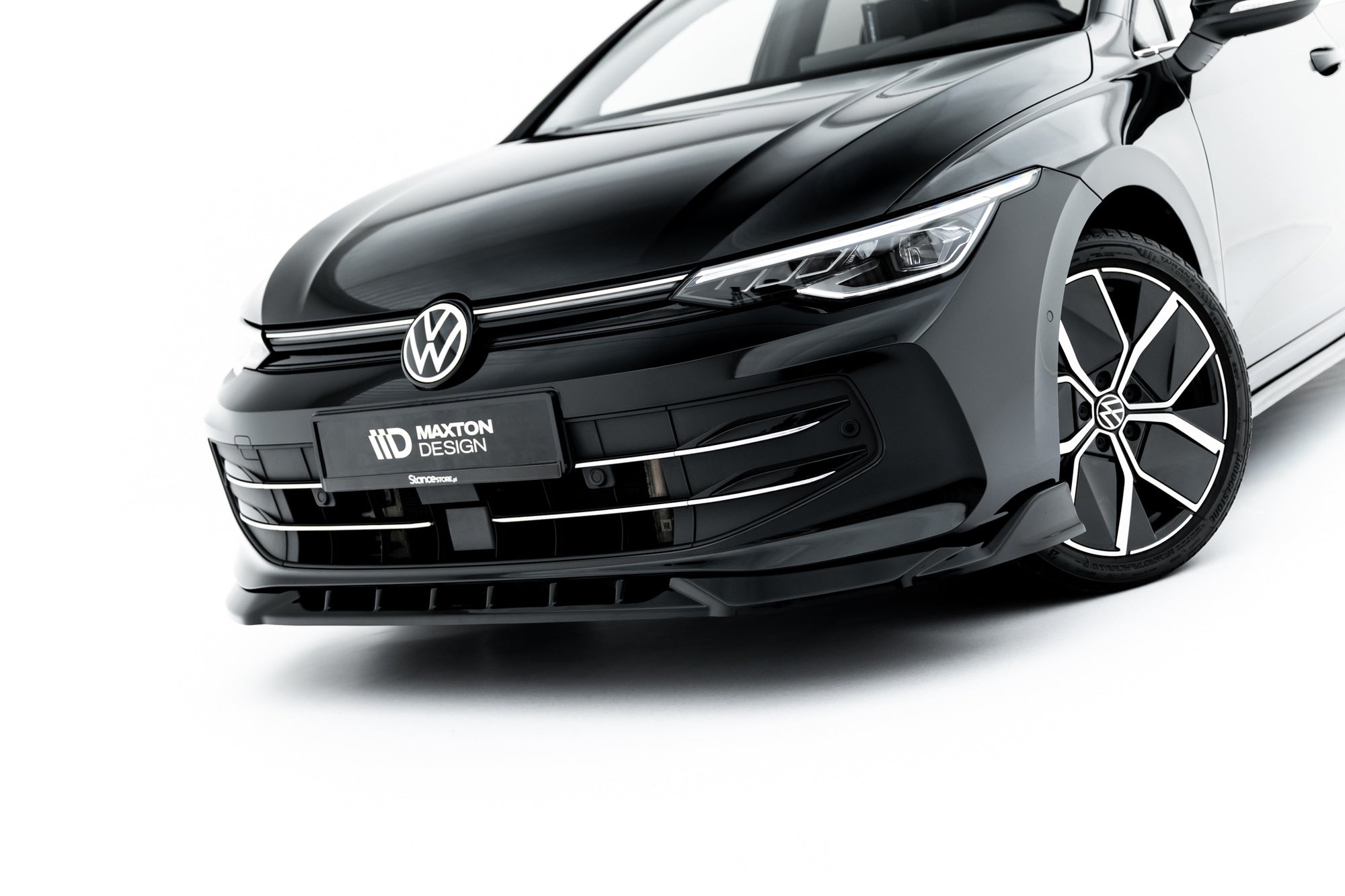 Prelungire splitter bara fata Volkswagen Golf Mk8 Facelift 2024- v53 - Maxton Design