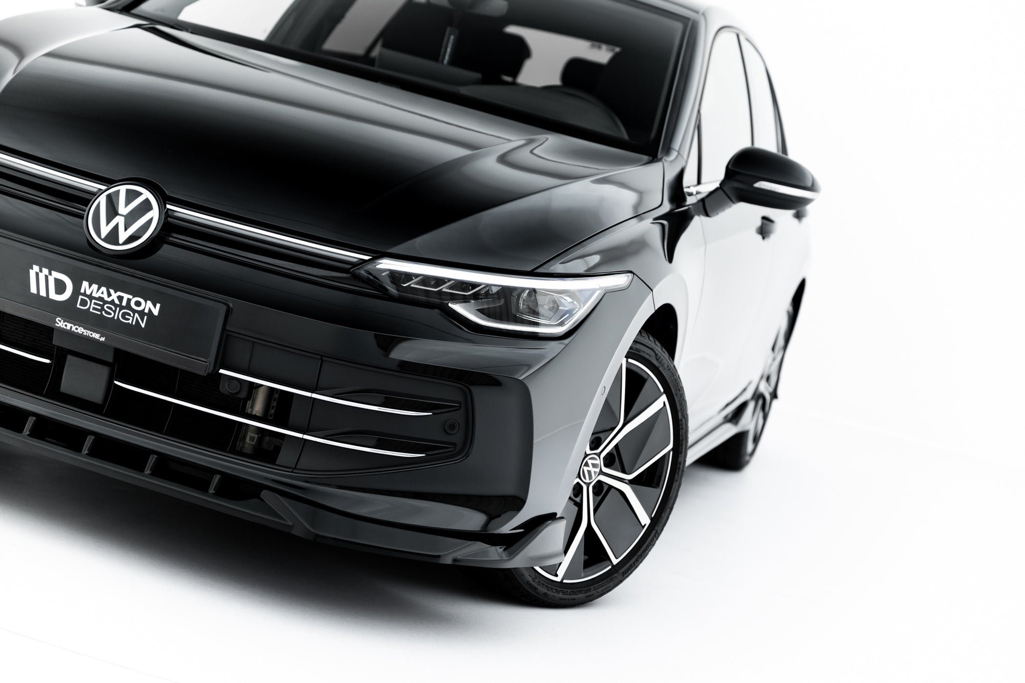 Prelungire splitter bara fata Volkswagen Golf Mk8 Facelift 2024- v53 - Maxton Design