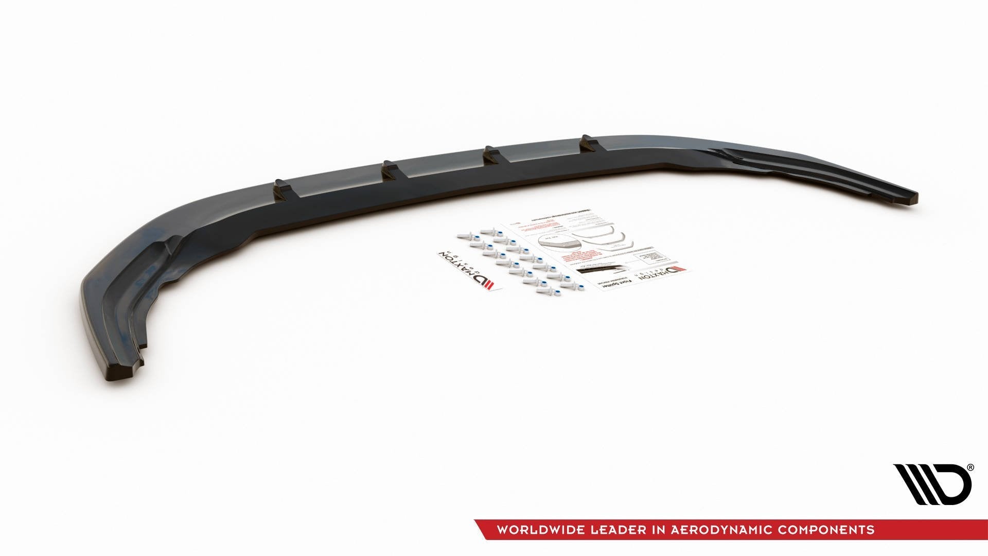 Prelungire splitter bara fata Volkswagen Golf R 8 2020- v19 - Maxton Design