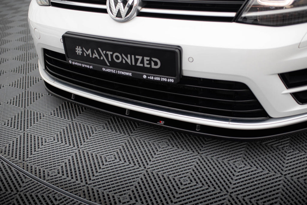 Prelungire splitter bara fata Volkswagen Golf 7 R 2012-2017 v12 - Maxton Design