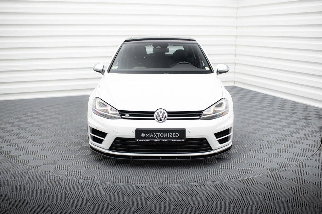 Prelungire splitter bara fata Volkswagen Golf 7 R 2012-2017 v12 - Maxton Design