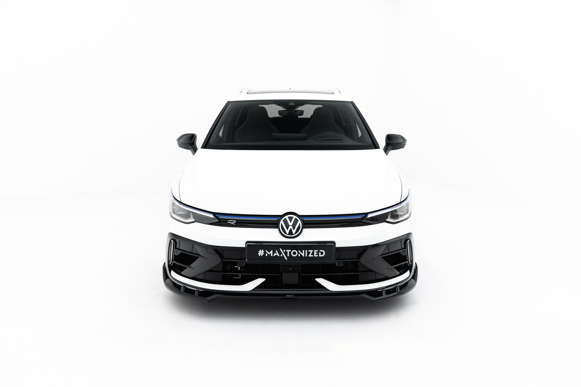 Prelungire splitter bara fata Volkswagen Golf R Mk8 Hatchback Variant Facelift 2024- v46 - Maxton Design