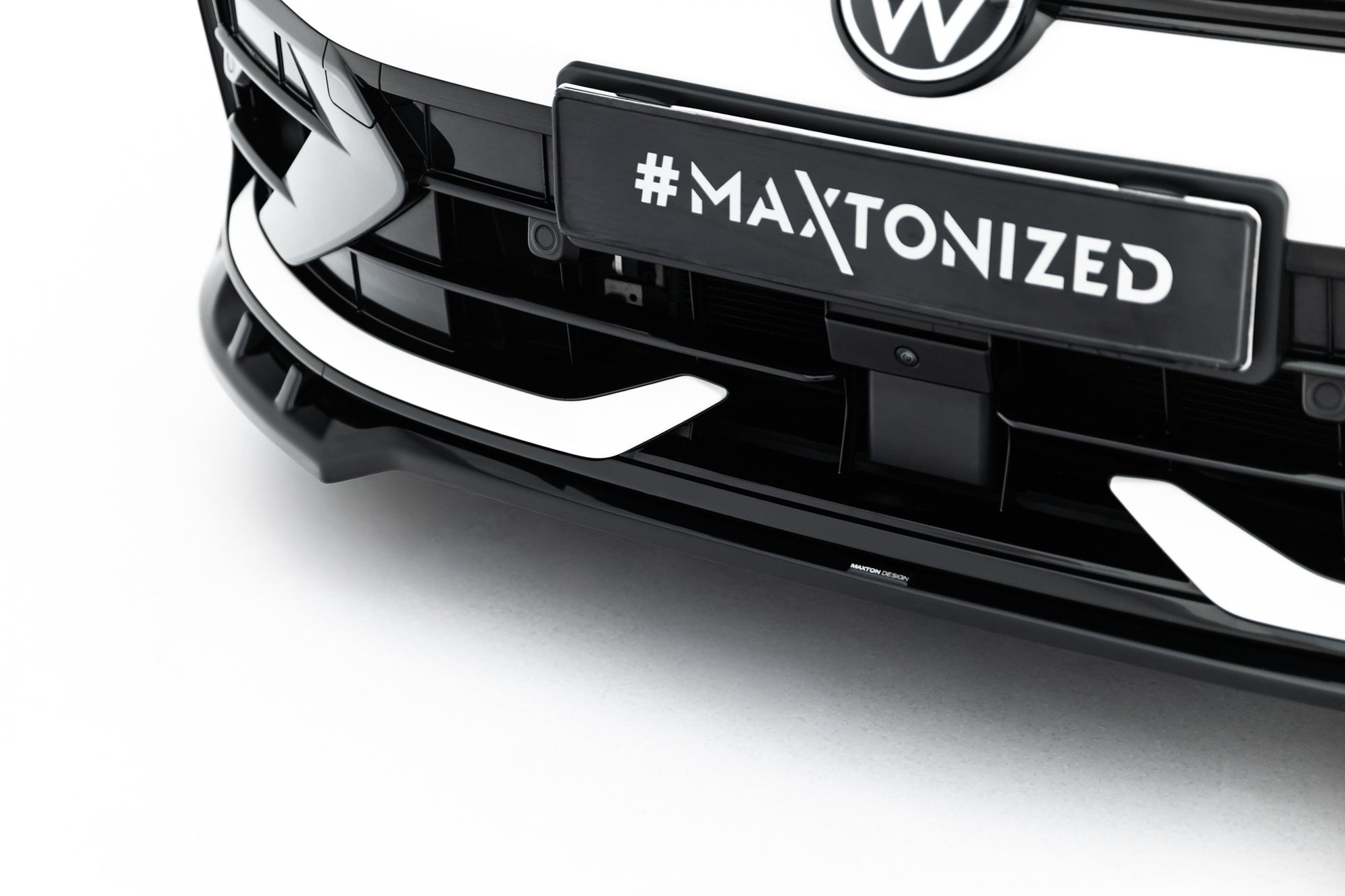 Prelungire splitter bara fata Volkswagen Golf R Mk8 Hatchback Variant Facelift 2024- v46 - Maxton Design