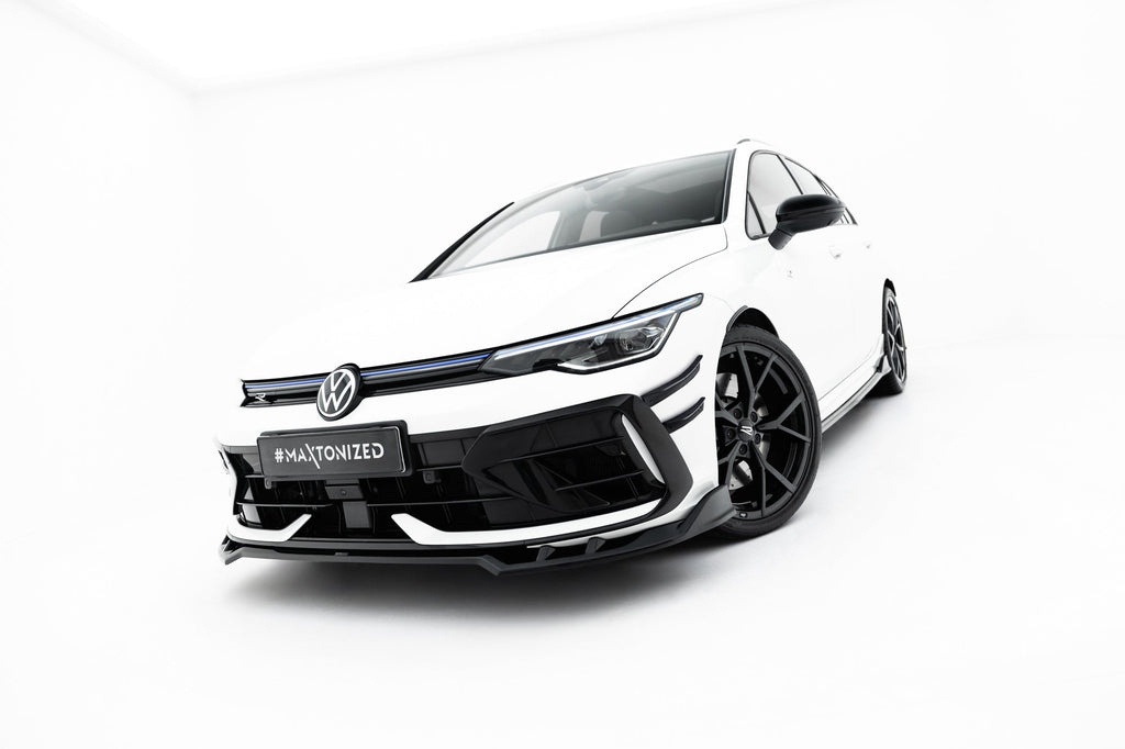 Prelungire splitter bara fata Volkswagen Golf R Mk8 Hatchback Variant Facelift 2024- v46 - Maxton Design