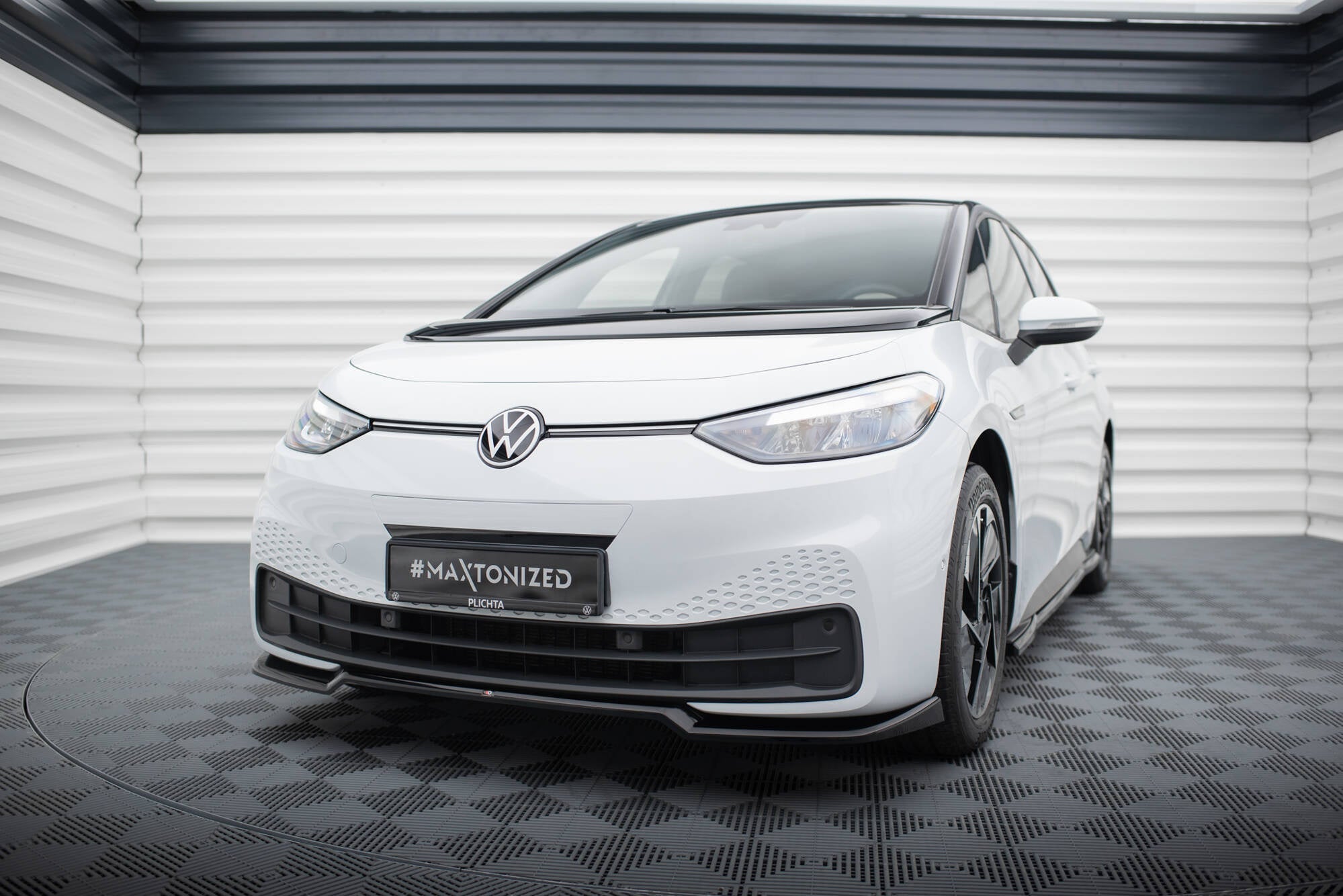 Prelungire splitter bara fata Volkswagen ID.3 Mk1 2019-2023 v1 - Maxton Design