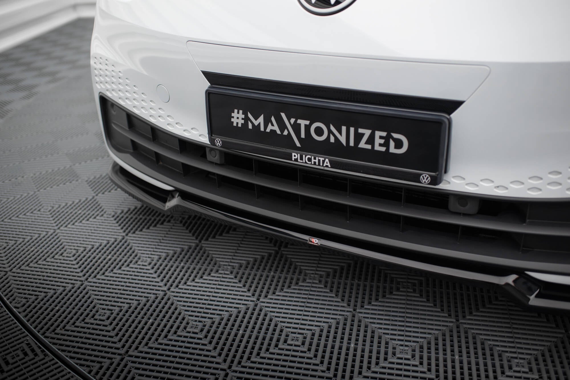 Prelungire splitter bara fata Volkswagen ID.3 Mk1 2019-2023 v1 - Maxton Design