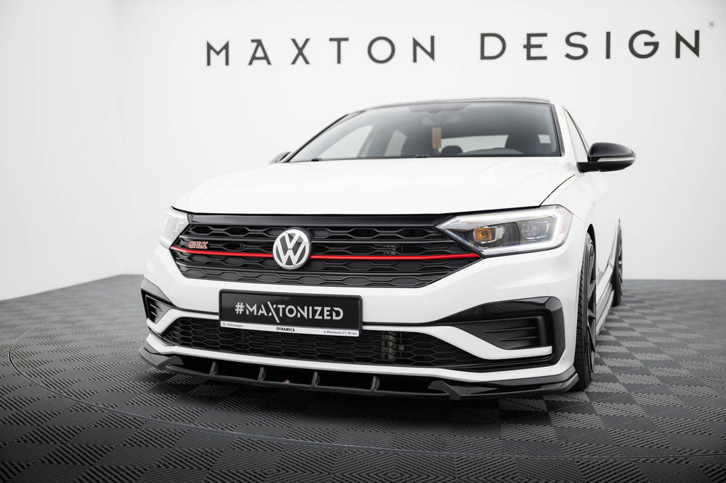 Prelungire splitter bara fata Volkswagen Jetta GLI Mk7 2018-2021 v3 - Maxton Design