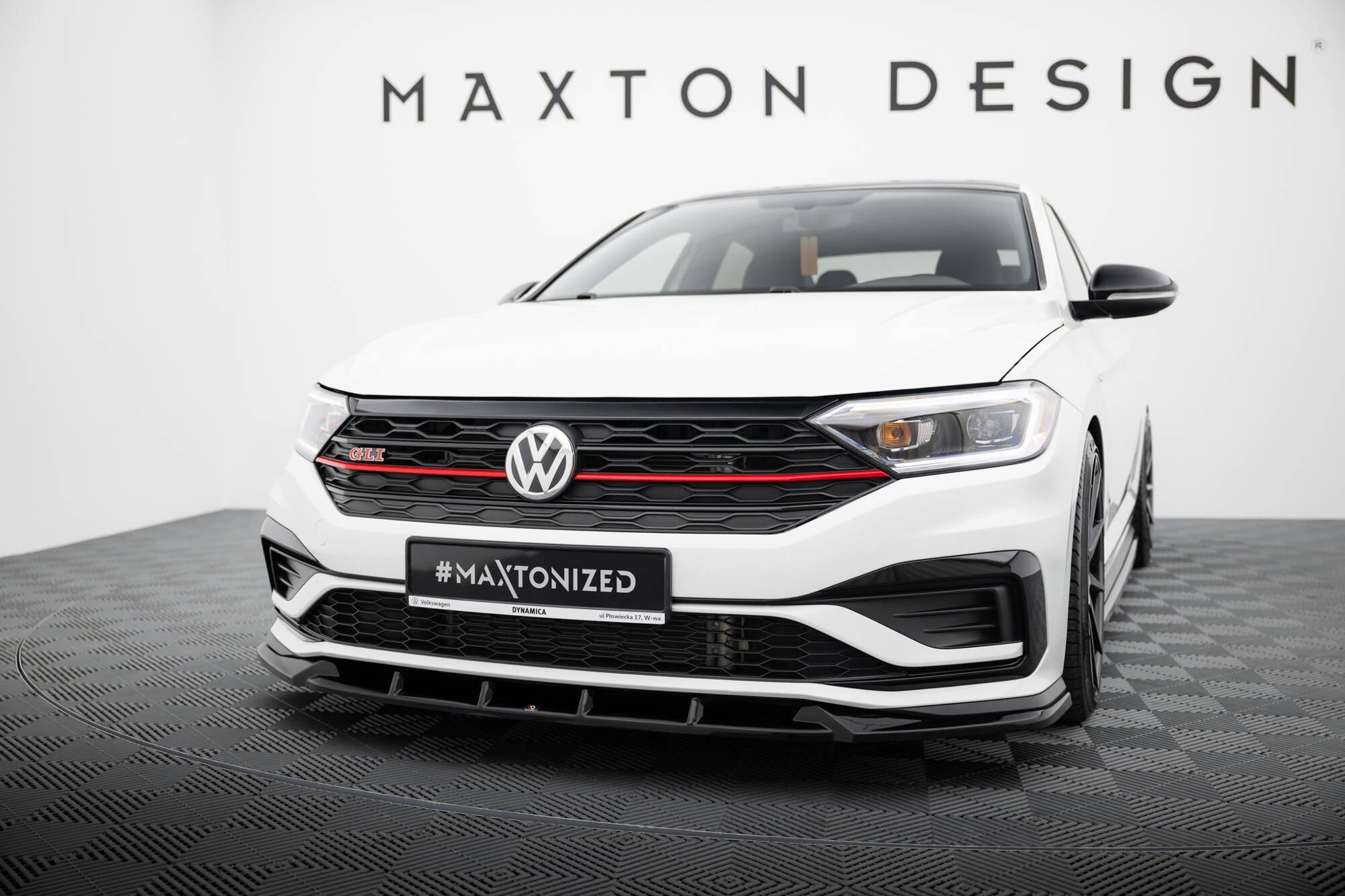 Prelungire splitter bara fata Volkswagen Jetta GLI Mk7 2018-2021 v3 - Maxton Design
