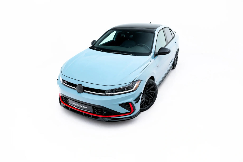 Prelungire splitter bara fata V.1 Volkswagen Jetta GLI Mk7 Facelift 2 - Maxton Design