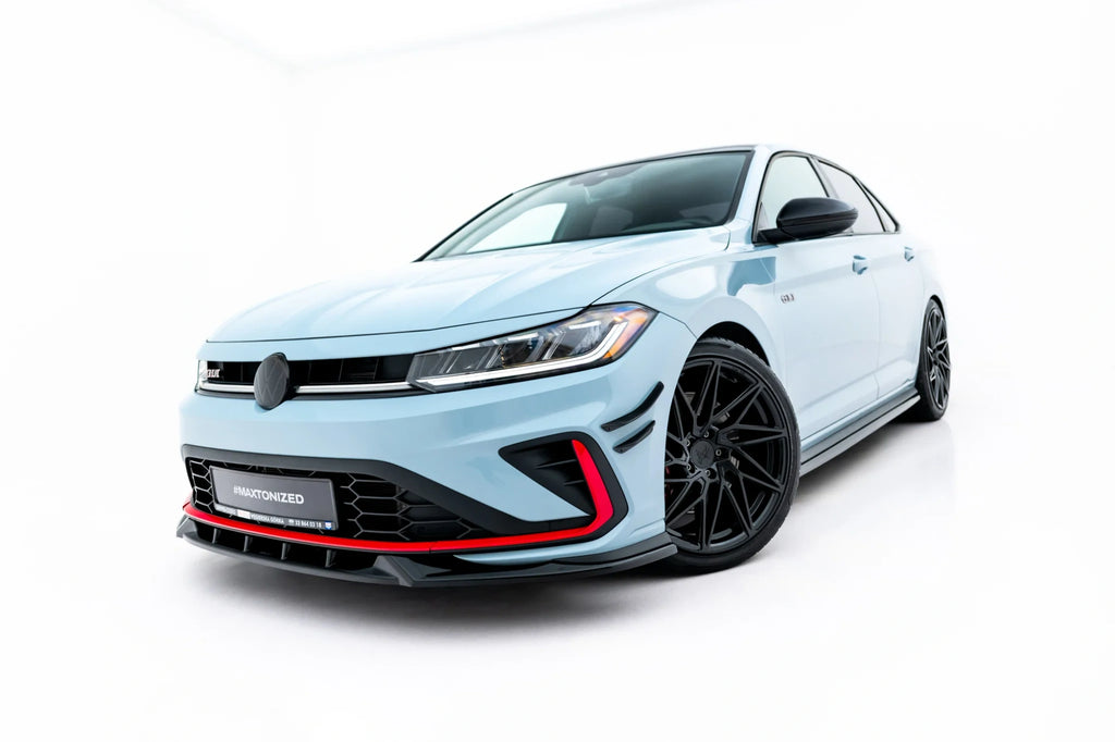 Prelungire splitter bara fata V.1 Volkswagen Jetta GLI Mk7 Facelift 2 - Maxton Design