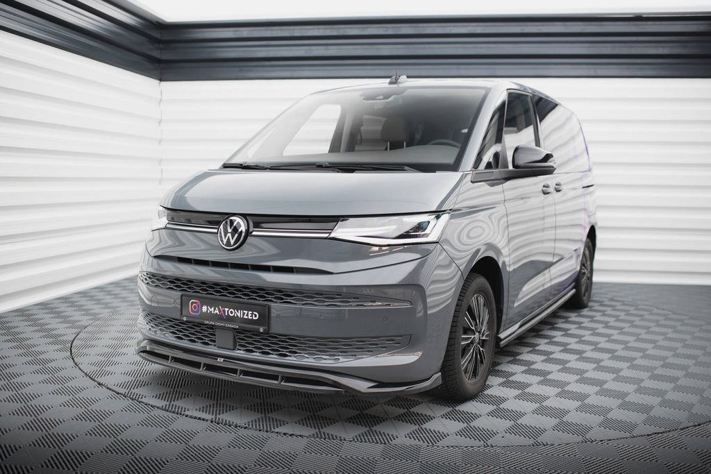 Prelungire splitter bara fata Volkswagen Multivan T7 2021- v1 - Maxton Design