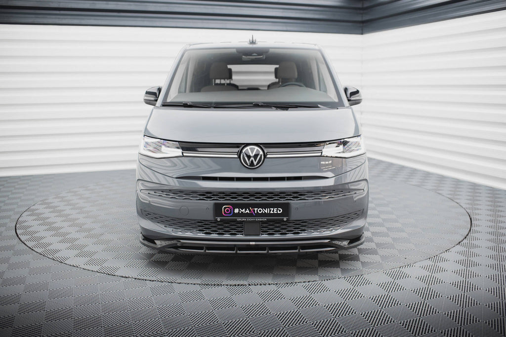 Prelungire splitter bara fata Volkswagen Multivan T7 2021- v1 - Maxton Design
