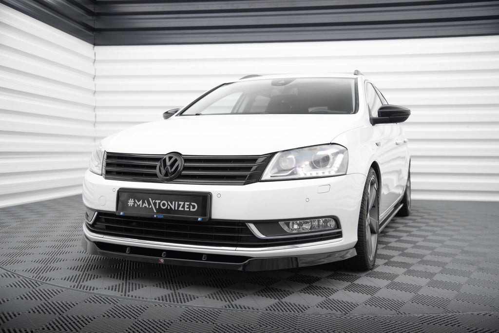 Prelungire splitter bara fata Volkswagen Passat B7 2010-2014 v8 - Maxton Design