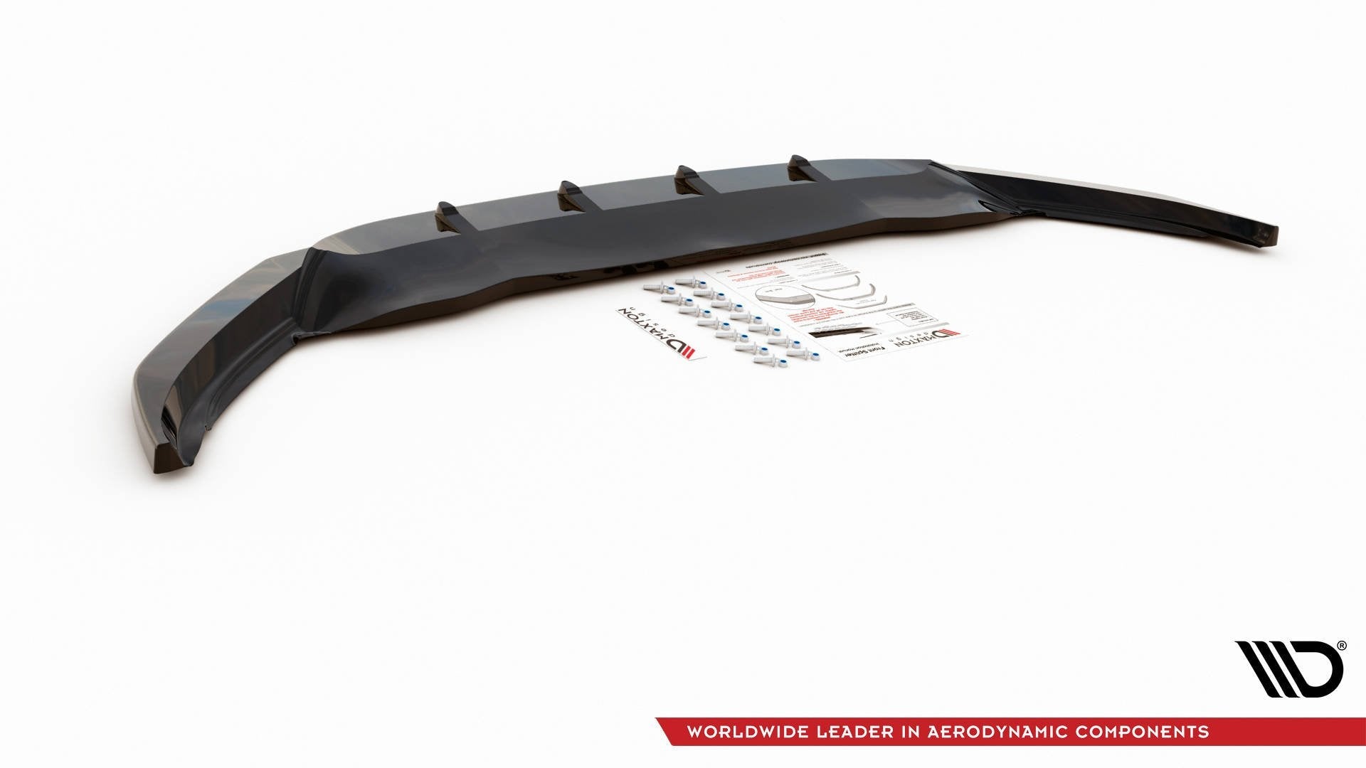 Prelungire splitter bara fata Volkswagen Passat B8 2014- v11 - Maxton Design