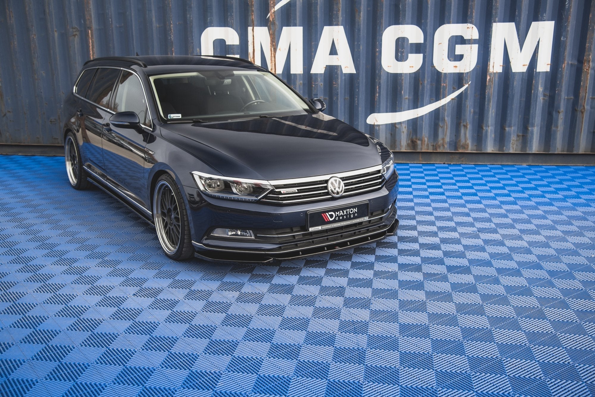 Prelungire splitter bara fata Volkswagen Passat B8 2014- v11 - Maxton Design