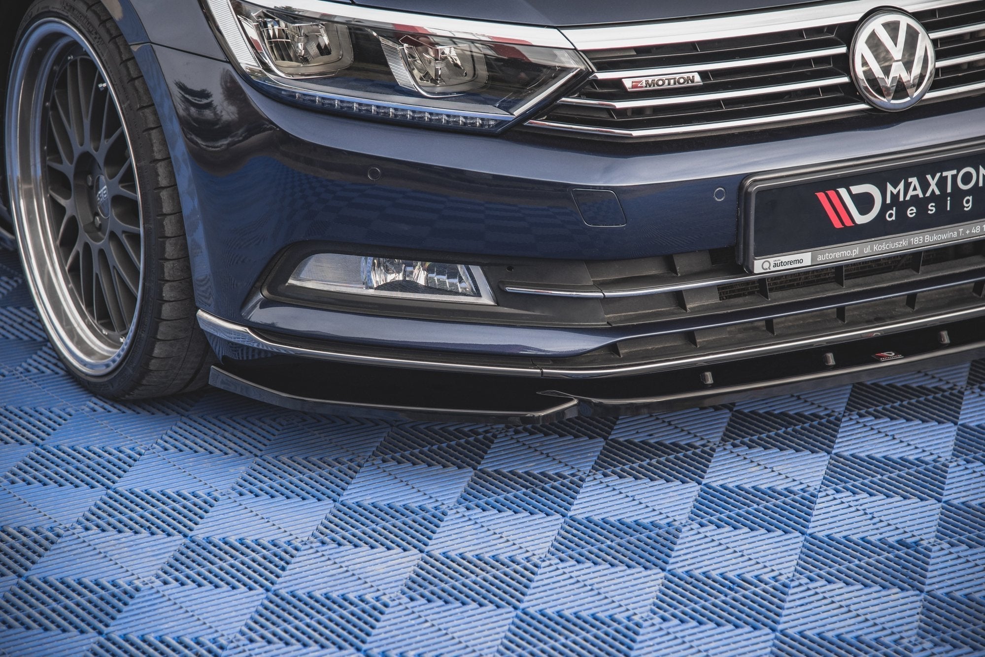 Prelungire splitter bara fata Volkswagen Passat B8 2014- v11 - Maxton Design