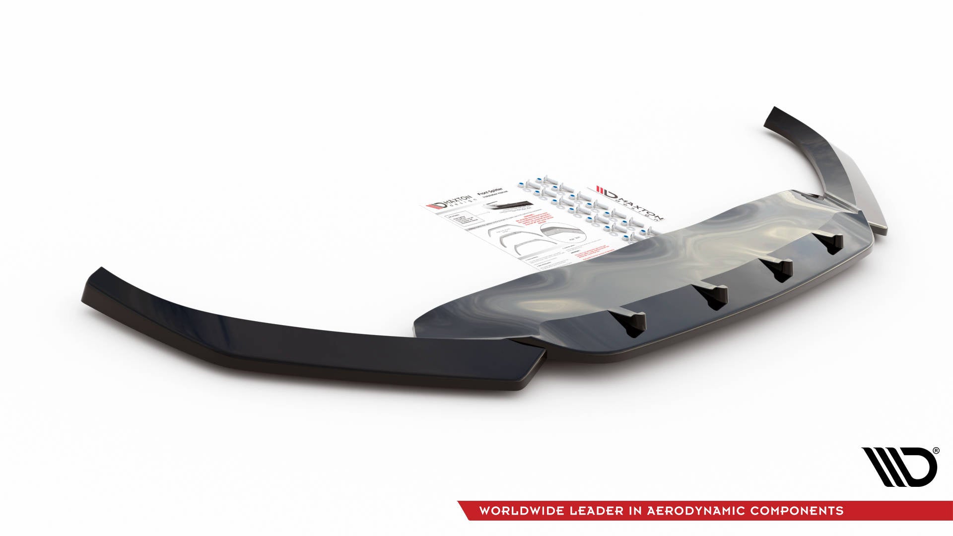 Prelungire splitter bara fata Volkswagen Passat B8 Facelift 2019- v13 - Maxton Design