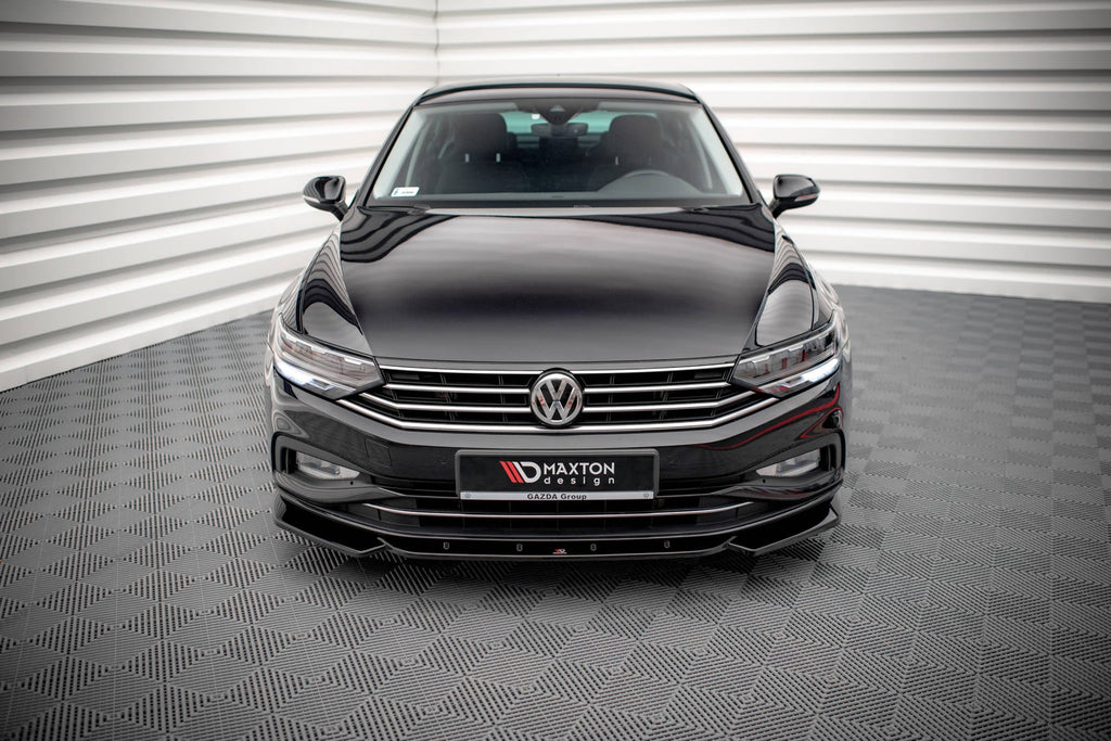 Prelungire splitter bara fata Volkswagen Passat B8 Facelift 2019- v13 - Maxton Design