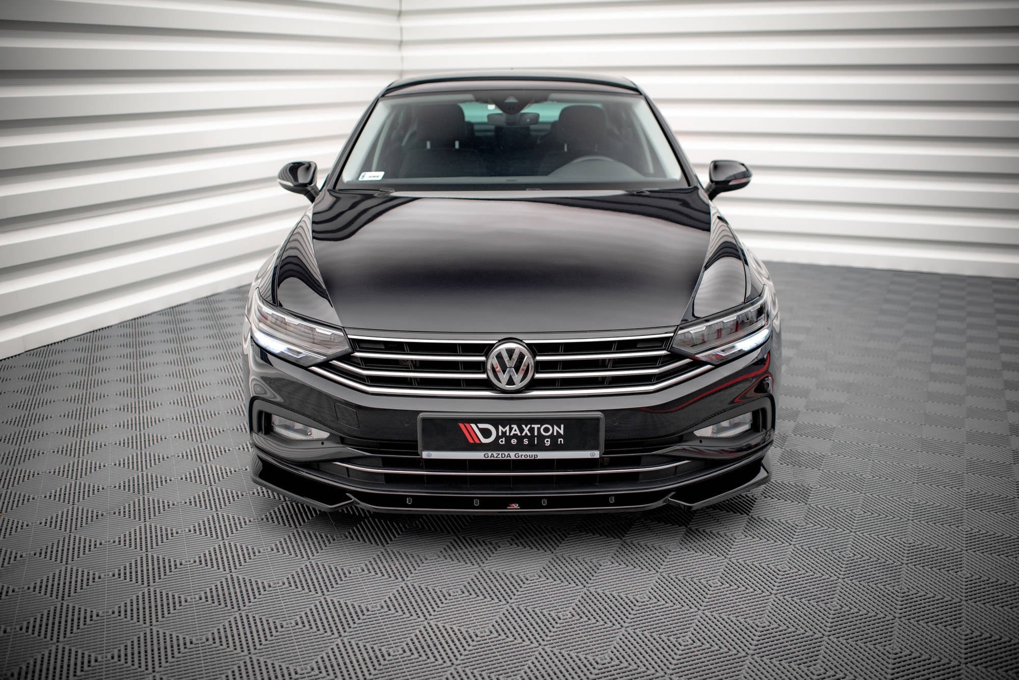 Prelungire splitter bara fata Volkswagen Passat B8 Facelift 2019- v13 - Maxton Design