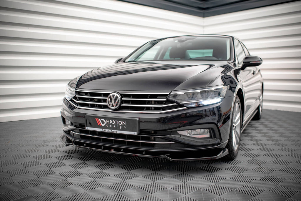 Prelungire splitter bara fata Volkswagen Passat B8 Facelift 2019- v13 - Maxton Design