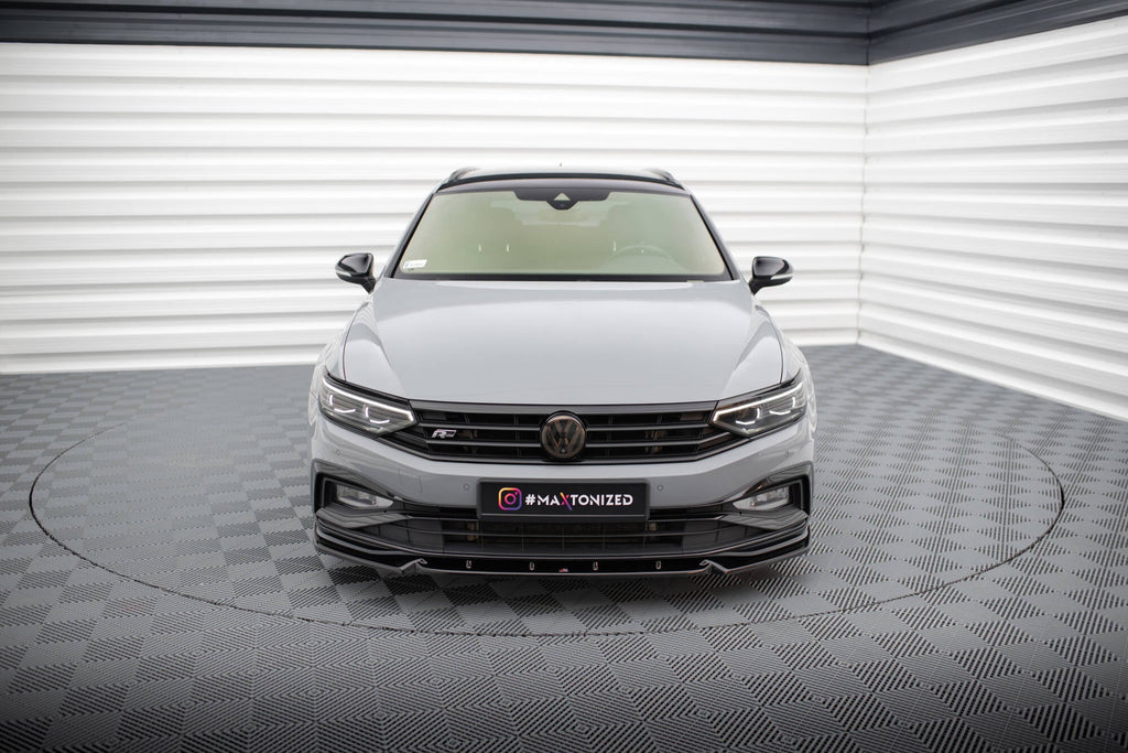 Prelungire splitter bara fata Volkswagen Passat R-Line B8 Facelift 2019- v15 - Maxton Design
