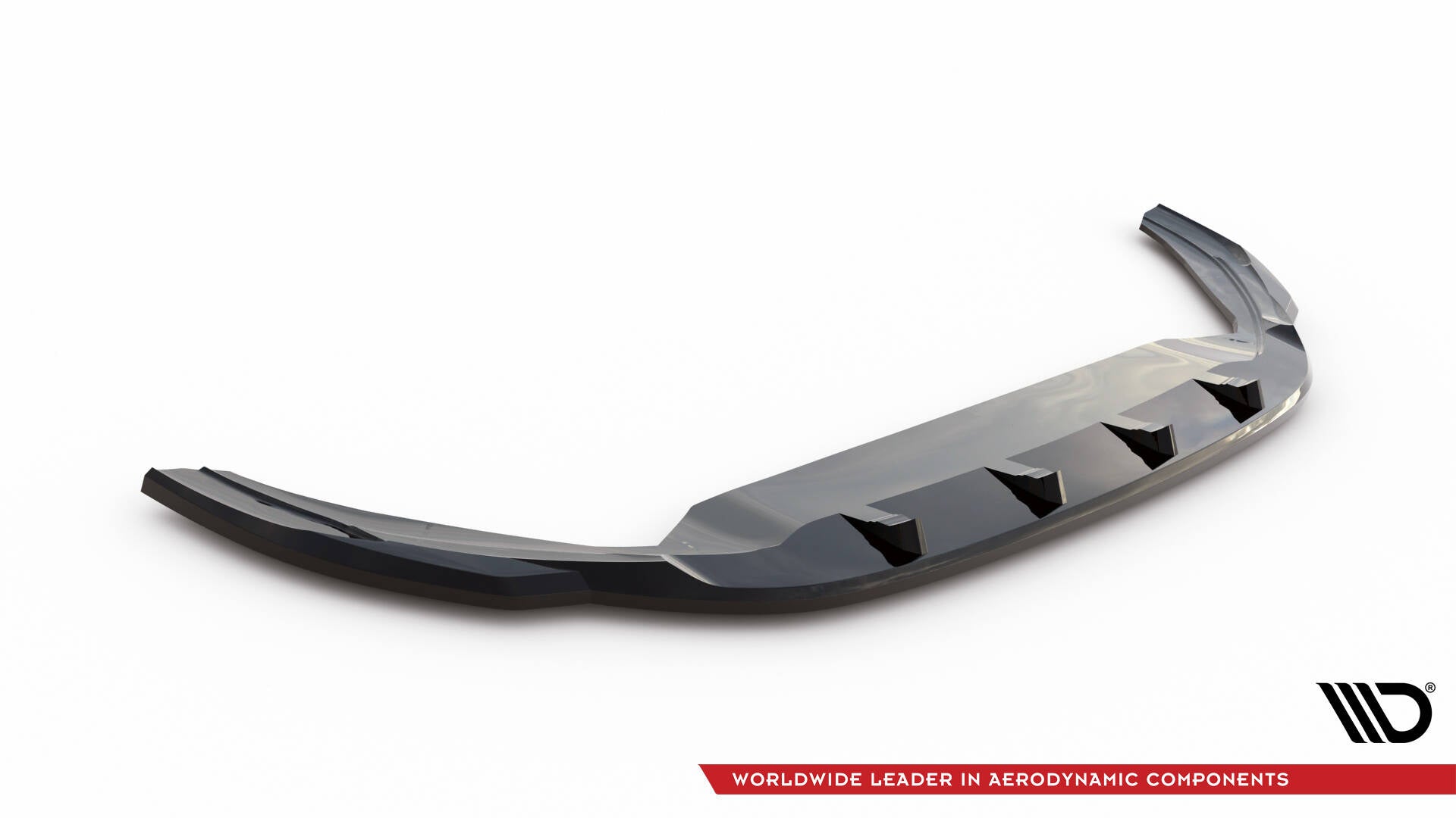 Prelungire splitter bara fata Volkswagen Polo GTI Mk6 Facelift 2021- v18 - Maxton Design