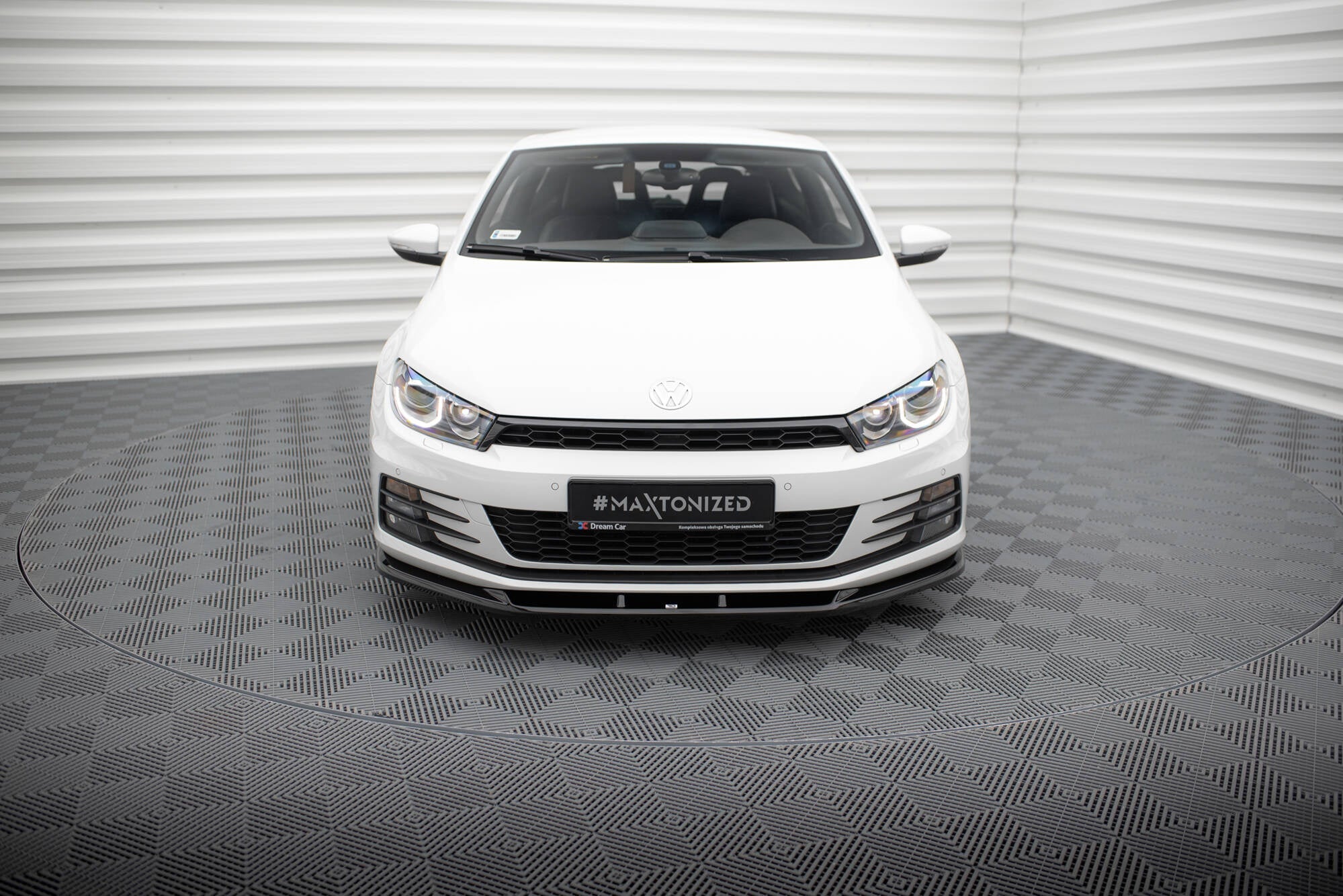 Prelungire splitter bara fata Volkswagen Scirocco Mk3 Facelift 2014-2017 v15 - Maxton Design