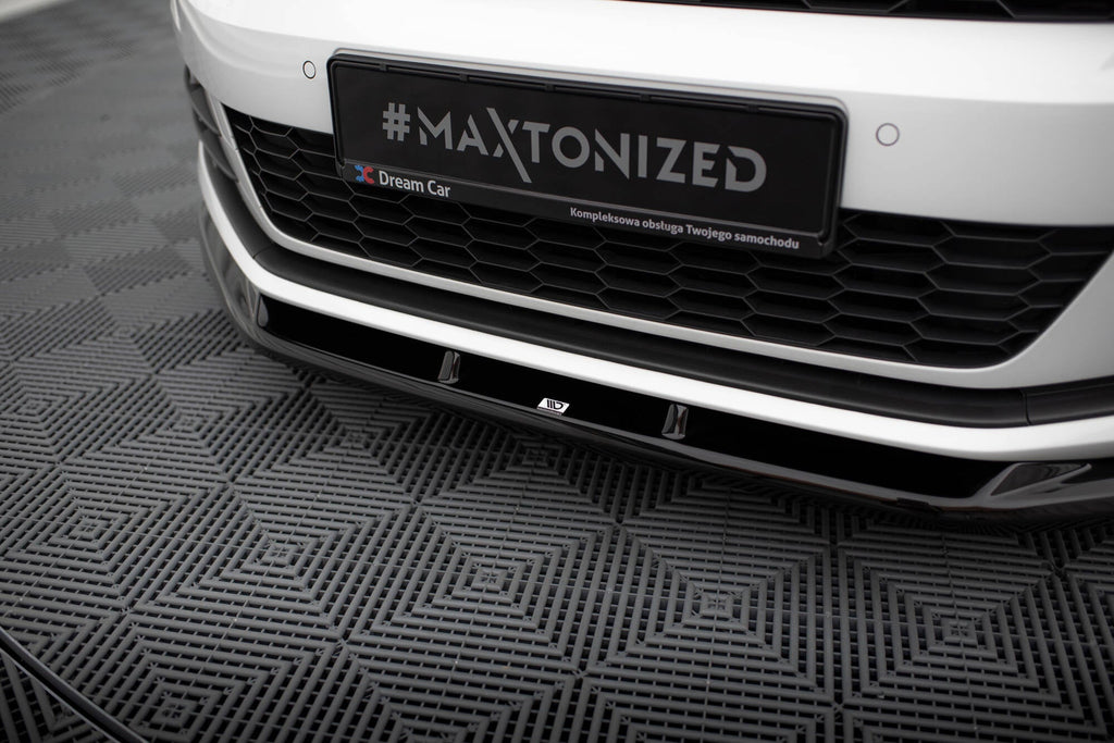Prelungire splitter bara fata Volkswagen Scirocco Mk3 Facelift 2014-2017 v15 - Maxton Design