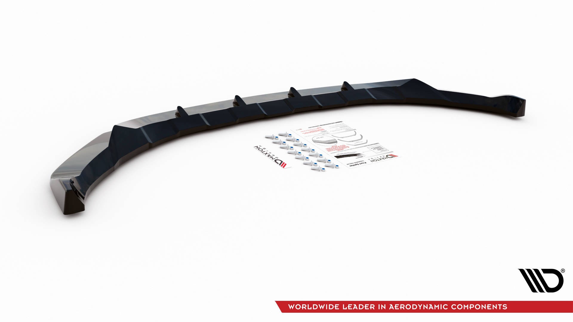 Prelungire splitter bara fata Volkswagen T-Roc Mk1 2017- v1 - Maxton Design