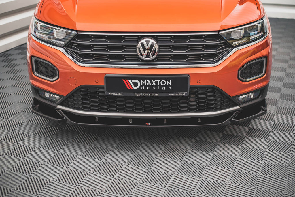 Prelungire splitter bara fata Volkswagen T-Roc Mk1 2017- v1 - Maxton Design