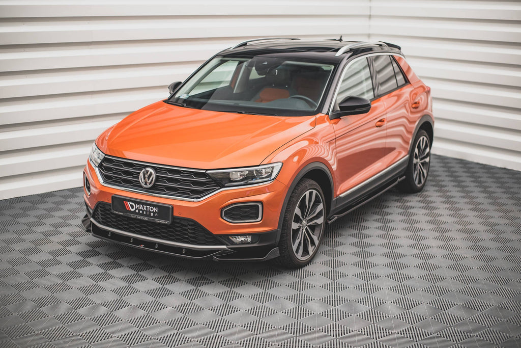 Prelungire splitter bara fata Volkswagen T-Roc Mk1 2017- v1 - Maxton Design