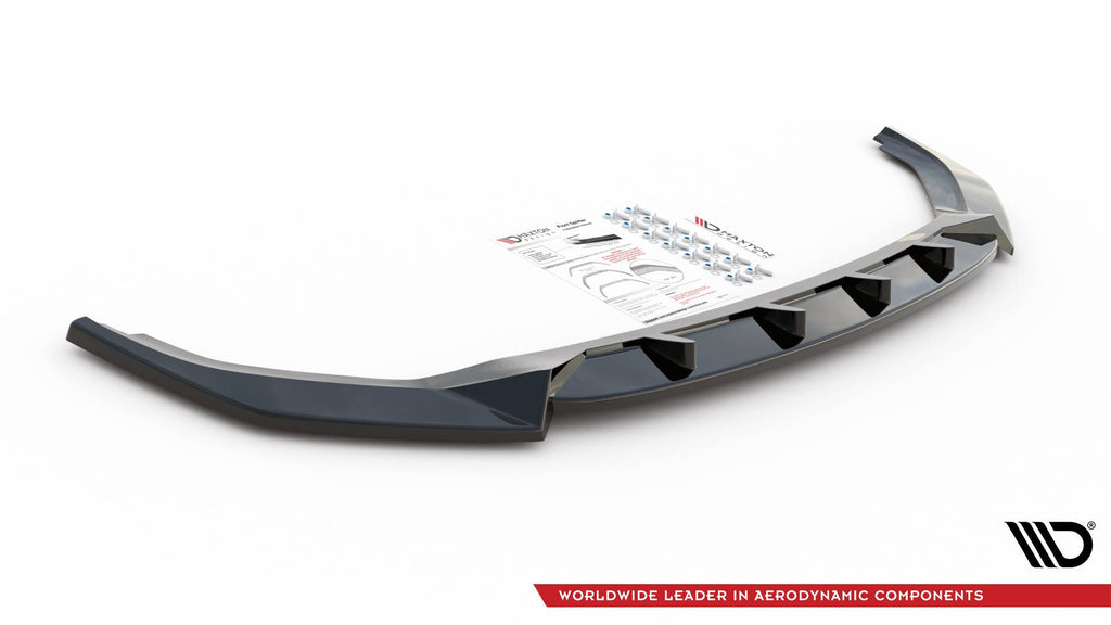 Prelungire splitter bara fata Volkswagen T6 Facelift 2019- v3 - Maxton Design