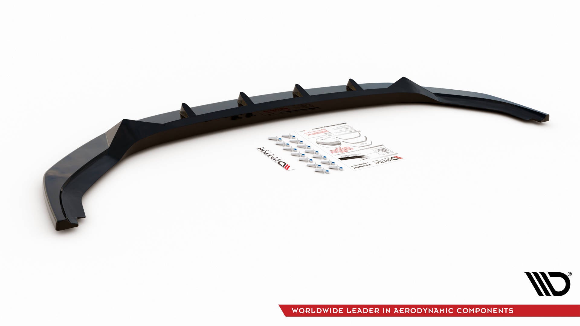 Prelungire splitter bara fata Volkswagen T6 Facelift 2019- v3 - Maxton Design