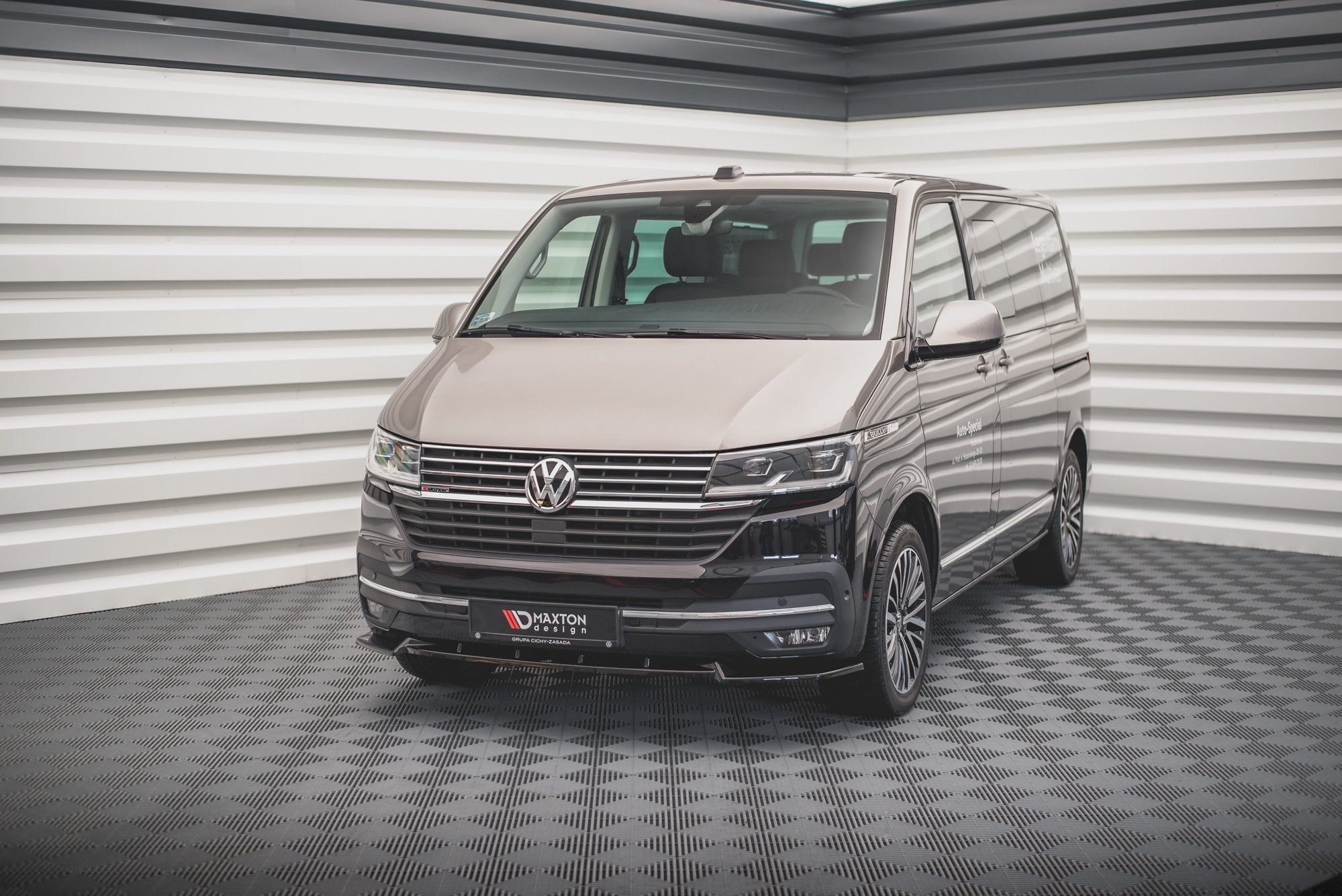 Prelungire splitter bara fata Volkswagen T6 Facelift 2019- v3 - Maxton Design
