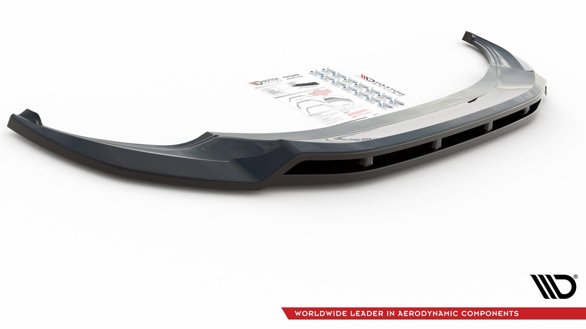 Prelungire splitter bara fata Volkswagen Tiguan R R-Line Mk2 Facelift 2020- v2 - Maxton Design