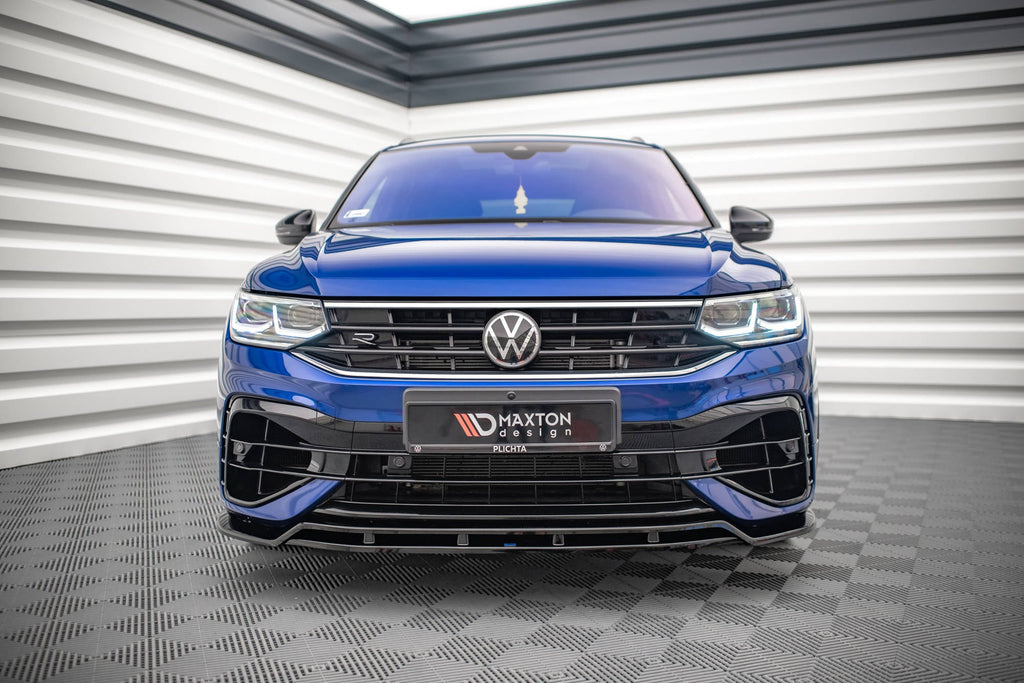 Prelungire splitter bara fata Volkswagen Tiguan R R-Line Mk2 Facelift 2020- v2 - Maxton Design