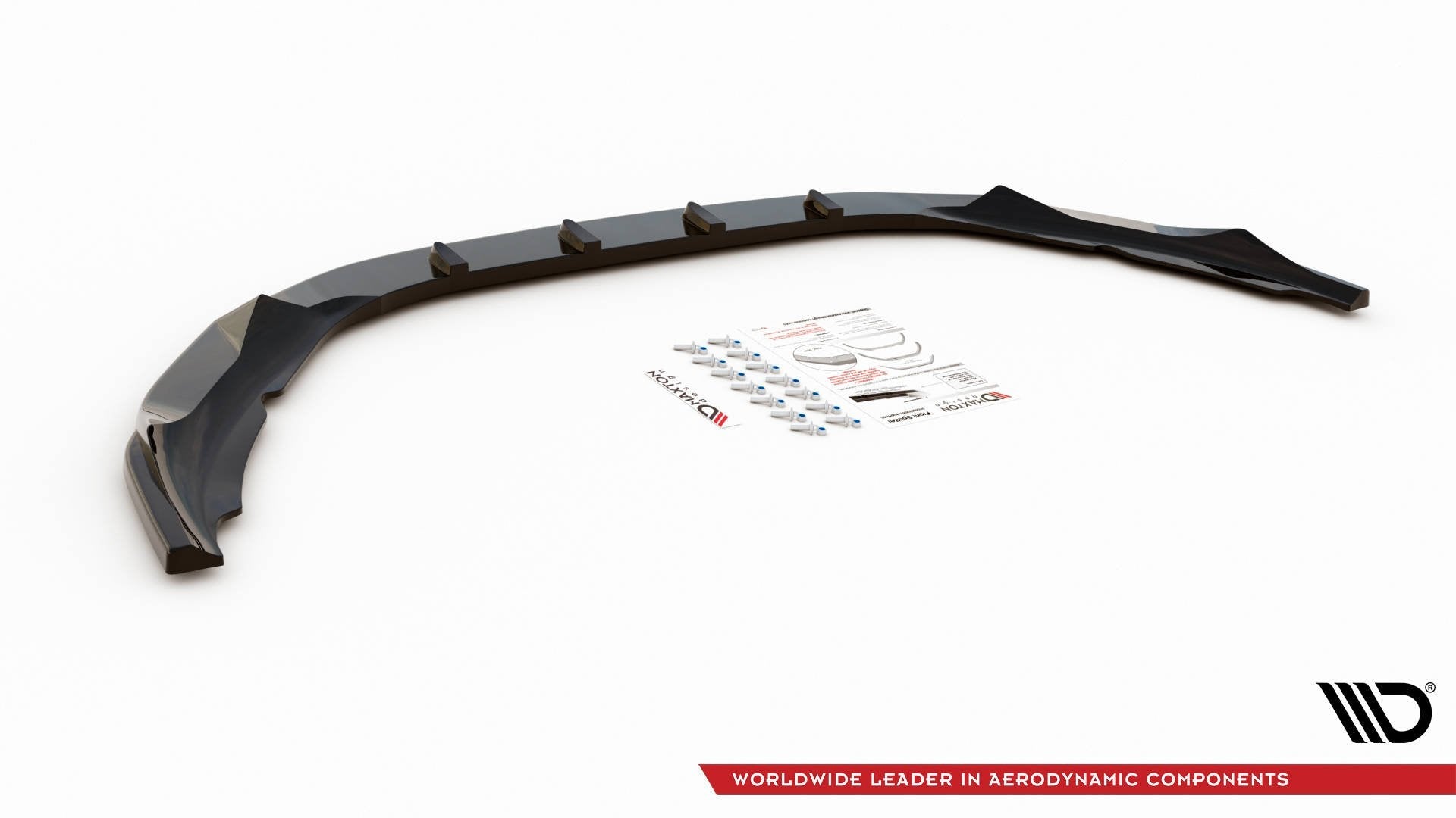 Prelungire splitter bara fata Volvo S60 R-Design Mk2 2014-2018 v3 - Maxton Design