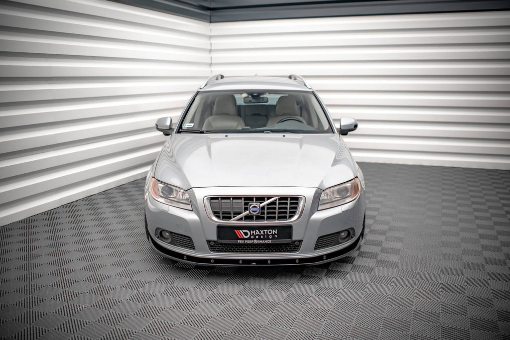 Prelungire splitter bara fata Volvo V70 Mk3 2007-2013 v1 - Maxton Design
