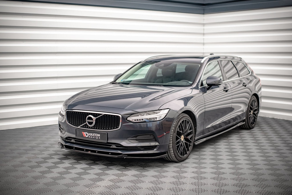 Prelungire splitter bara fata Volvo V90 Mk2 2016- v1 - Maxton Design