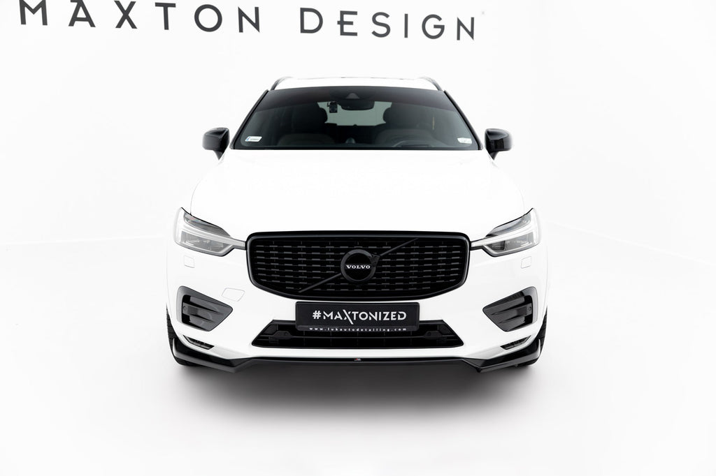 Prelungire splitter bara fata Volvo XC60 Mk2 R-Design 2017- v1 - Maxton Design